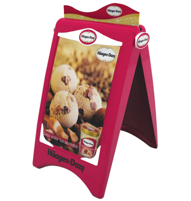 Letrero Direccional Haagen Dazs